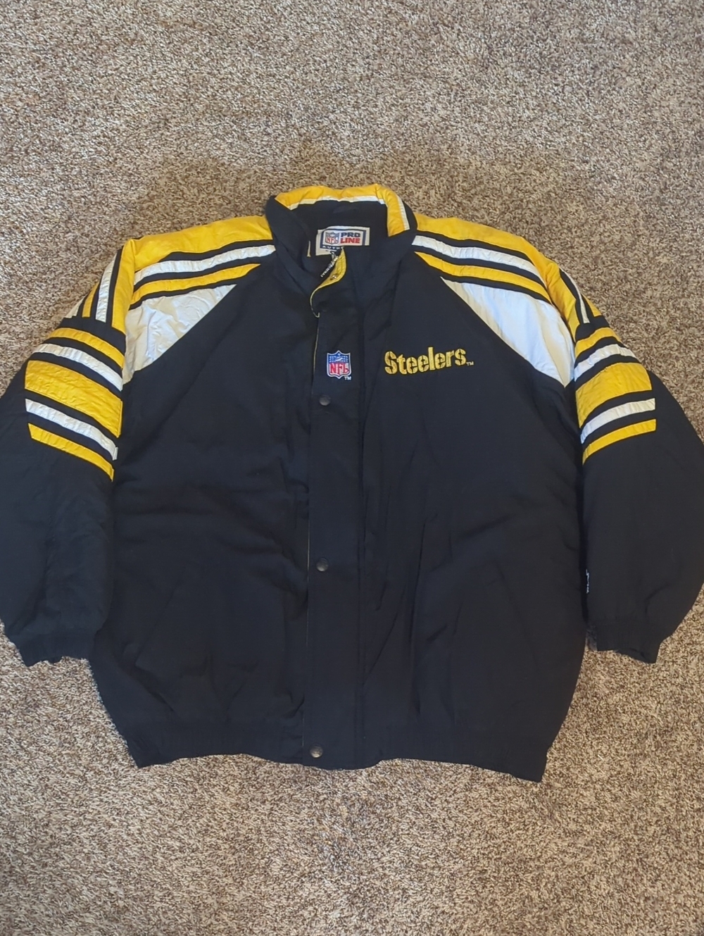 NFL Steelers Pro Line Starter Full Zip Jacket